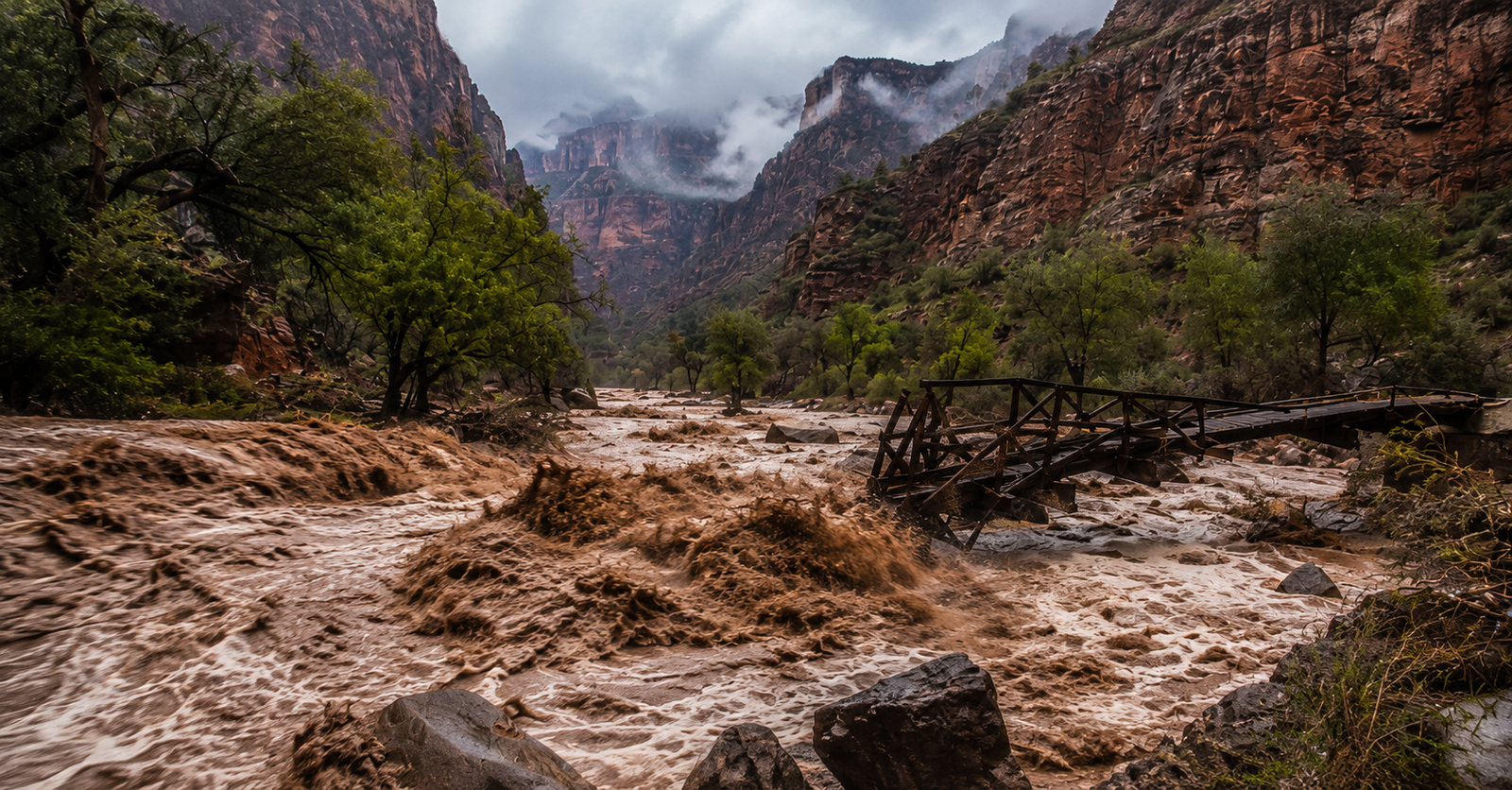 Grand Canyon Flood Kills One, Leaves 15 Missing