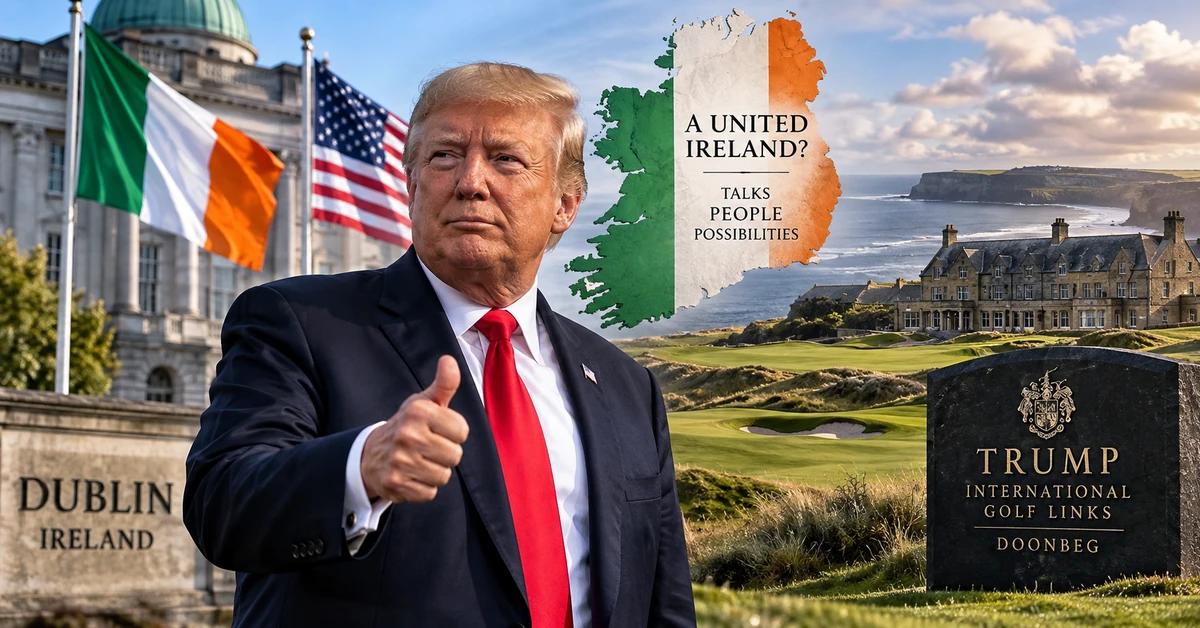Trump Ireland Visit Ends With Golf and a United Ireland Remark